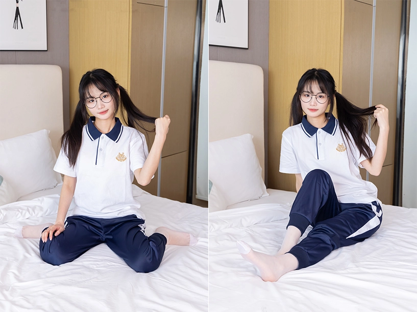 BoBoSocks袜啵啵 – 甜甜圈-板鞋、白棉袜、白丝（脚尖加固款）、校服裤里丝（花絮版）