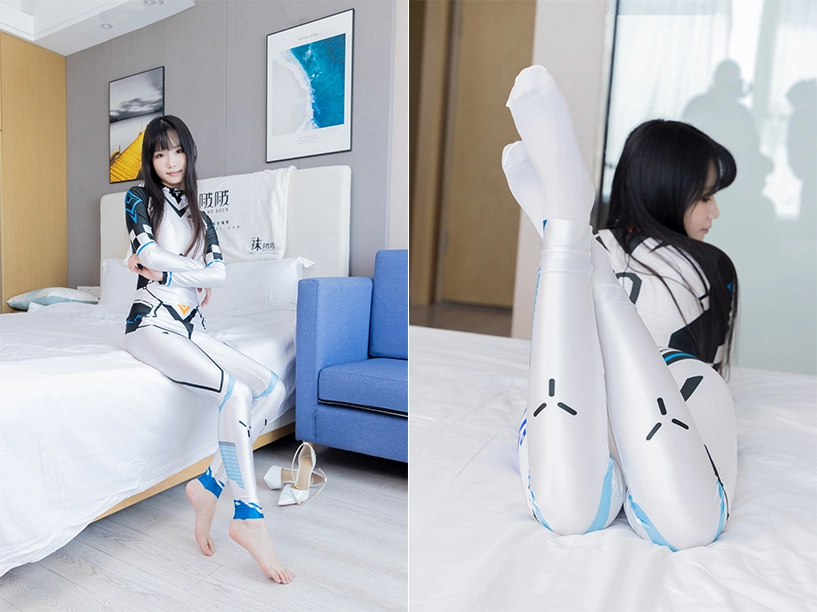 BoBoSocks袜啵啵 – 甜甜圈-高跟鞋、厚白丝、裸足、连体衣裤里丝（花絮版）