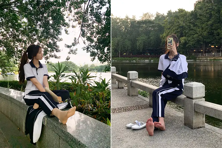 见新摄影 – 抖音可爱学院风，奶乖少女