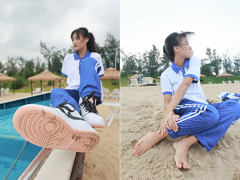 见新摄影 – 大二网红少女校园风｜深圳 西涌海岸