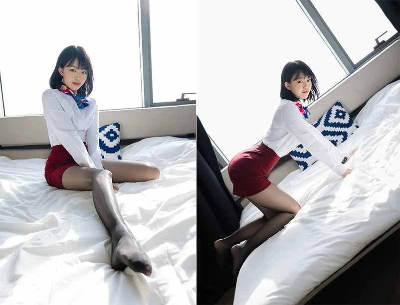 绅士摄影 –  奶瓶 空乘套装