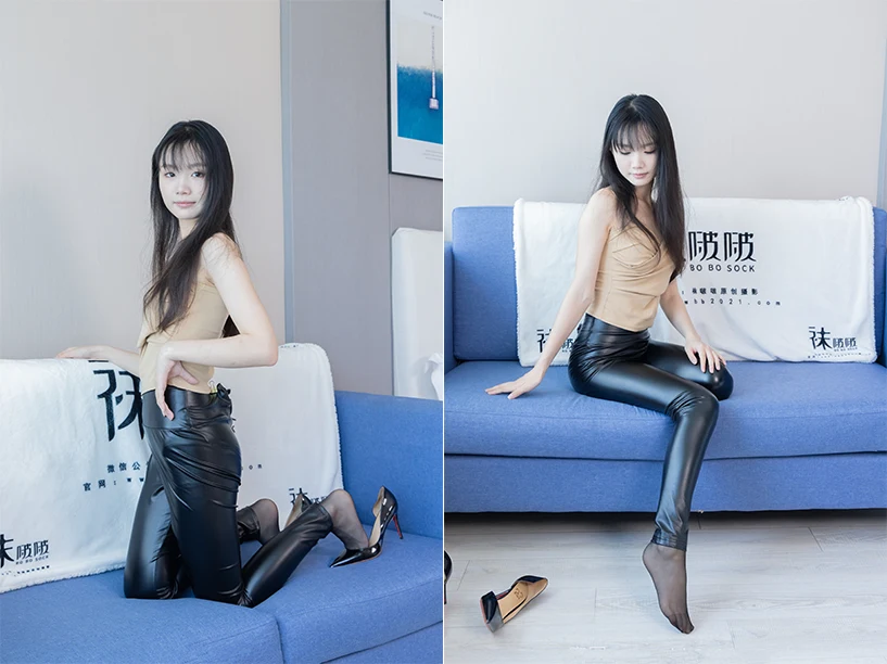 BoBoSocks袜啵啵 – 甜甜圈-高跟鞋、薄黑丝（脚尖微加固款）、皮裤裤里丝（花絮版）