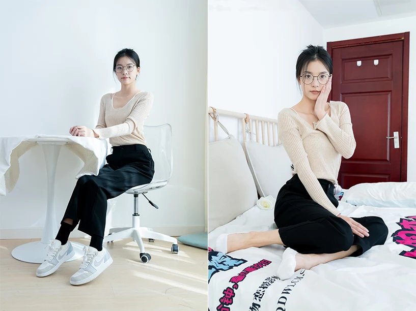 物恋传媒 – 茯苓-板鞋、皮鞋、白船袜、黑棉袜、皮筋绑脚老头乐挠脚剧情