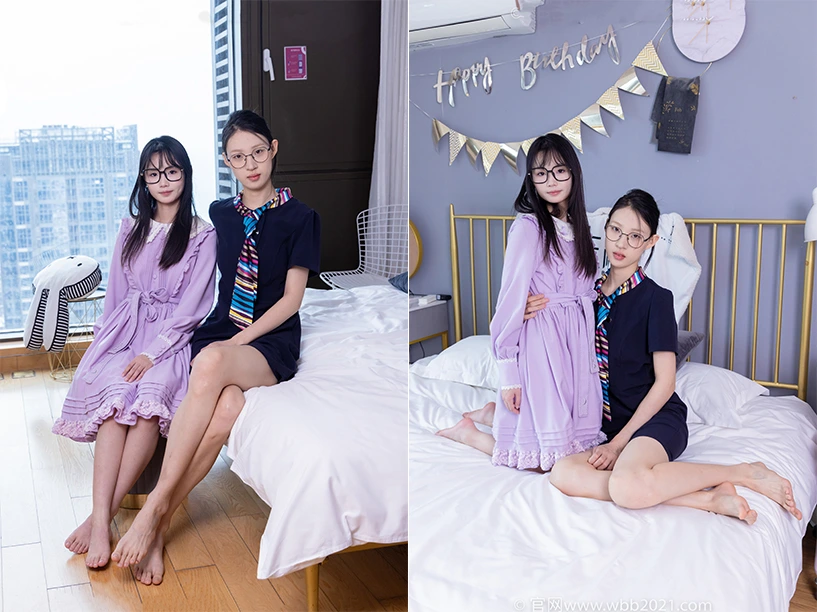 BoBoSocks袜啵啵 – 雪糕甜甜圈-两双高跟凉鞋、黑丝（脚尖加固款）、白丝（脚尖加固款）、裸足、裸足脚对脚剧情 （花絮版）