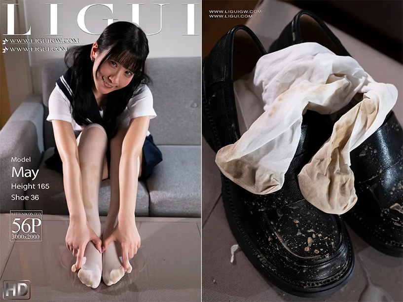 [Ligui丽柜] 2026.03.27 学生May制服丝渍-私人定制May