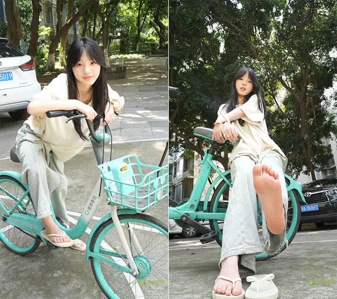 011.青柠映画 – 阿慌 共享单车裸足 [133P2V-9.45GB]