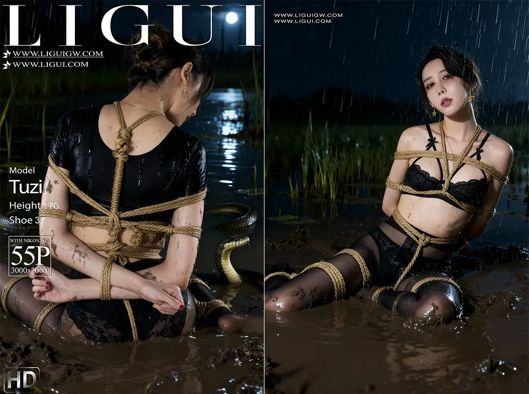 [Ligui丽柜] 2026年07月03日 泥沼蛇缚，紧缠娇躯(AI)_Tuzi[56P]