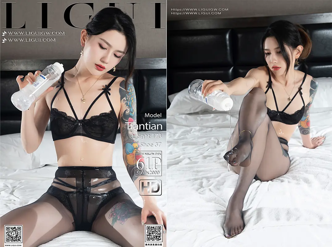 [Ligui丽柜] 2026年10月23日更新 _黑衣诱乳,白液轻洒_Tiantian