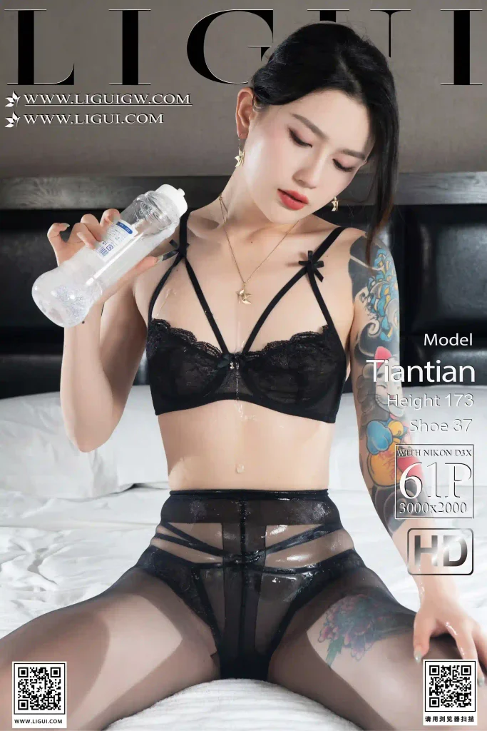 [Ligui丽柜] 2026年10月23日更新 _黑衣诱乳,白液轻洒_Tiantian